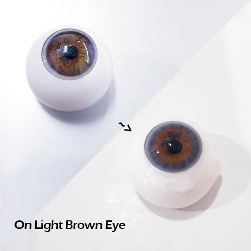 Western Eyes Caribe Blue (1 lens/pack)-Colored Contacts-UNIQSO
