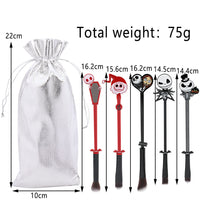 Christmas Horror Night Jack Skull Makeup Brush Tool Set-Makeup Brushes-UNIQSO Canada