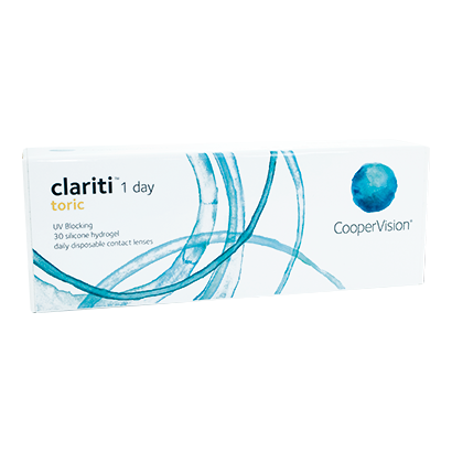 Clariti 1 Day Toric (Astigmatism) (30 lenses/pack)-Clear Contacts-UNIQSO Canada