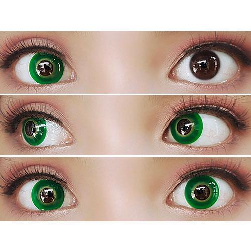 Colorvue Crazy Hulk Green (2 lenses/pack)-Crazy Contacts-UNIQSO Canada