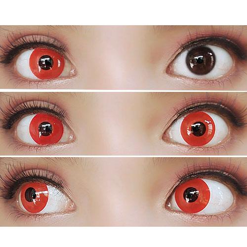 Colorvue Crazy Red Devil - 1 Day Disposable (2 lenses/pack)-Crazy Contacts-UNIQSO Canada