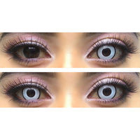 Colorvue Crazy White Zombie - 3 Months (Prescription) (2 lenses/pack)-Crazy Contacts-UNIQSO Canada