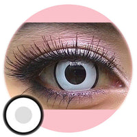 Colorvue Crazy White Zombie - 3 Months (Prescription) (2 lenses/pack)-Crazy Contacts-UNIQSO Canada