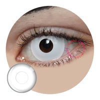 Colorvue Crazy Whiteout - 3 Months (Prescription) (2 lenses/pack)-Crazy Contacts-UNIQSO Canada
