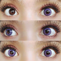Coscon Crazy with Power - Electro Purple (1 lens/pack)-Crazy Contacts-UNIQSO Canada
