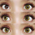 Coscon Crazy with Power - Electro Yellow (1 lens/pack)-Crazy Contacts-UNIQSO Canada