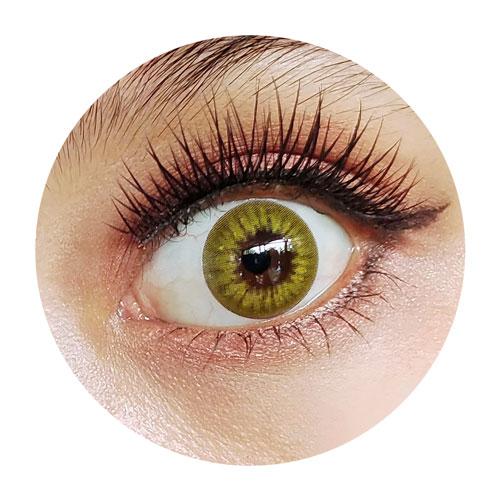 Coscon Crazy with Power - Electro Yellow (1 lens/pack)-Crazy Contacts-UNIQSO Canada