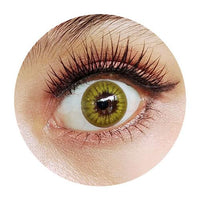 Coscon Crazy with Power - Electro Yellow (1 lens/pack)-Crazy Contacts-UNIQSO Canada