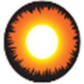 Coscon Crazy with Power - Orange Werewolf (1 lens/pack)-Crazy Contacts-UNIQSO Canada