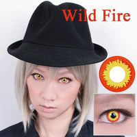 Coscon Crazy with Power - Wild Fire (1 lens/pack)-Crazy Contacts-UNIQSO Canada