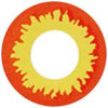 Coscon Crazy with Power - Wild Fire (1 lens/pack)-Crazy Contacts-UNIQSO Canada