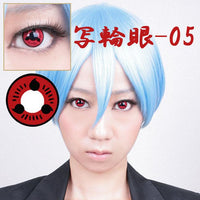 Coscon Sharingan Manga Anime Ninja Eye with Power - T05 (1 lens/pack)-Colored Contacts-UNIQSO Canada