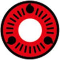 Coscon Sharingan Manga Anime Ninja Eye with Power - T05 (1 lens/pack)-Colored Contacts-UNIQSO Canada
