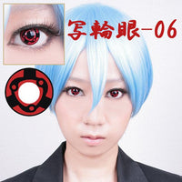 Coscon Sharingan Manga Anime Ninja Eye with Power - T06 (1 lens/pack)-Colored Contacts-UNIQSO Canada