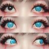 Sweety Crazy Cyan Mesh / Blue Screen with Black Rim-Crazy Contacts-UNIQSO