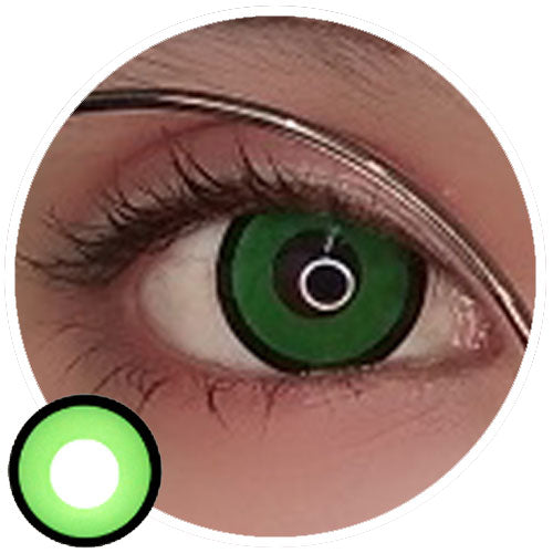 Sweety Crazy Green Zombie / Manson (1 lens/pack)-Crazy Contacts-UNIQSO