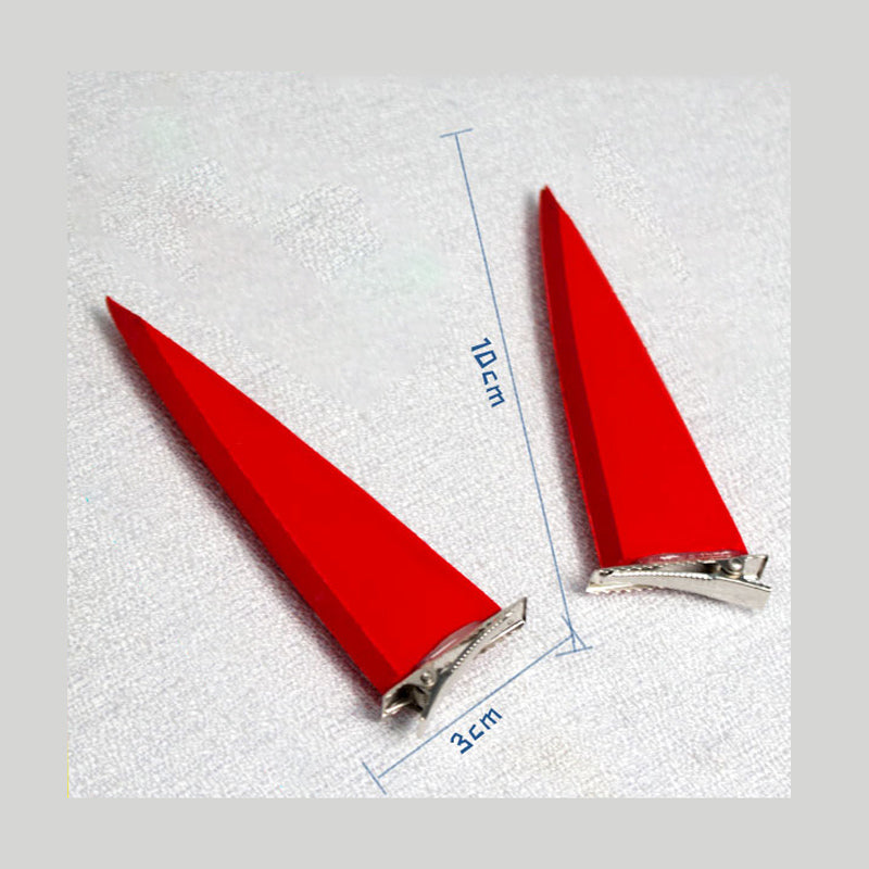 Demon Horn Hair Clip-Cosplay Accessories-UNIQSO Canada