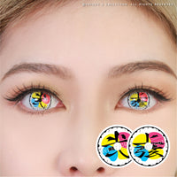Demon Killer Villain Moon Style 2 V2 (Visible) (2 lenses/pack)-Colored Contacts-UNIQSO Canada