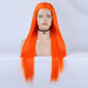 Swish Orange Front Lace Long Straight Wig-Lace Front Wig-UNIQSO