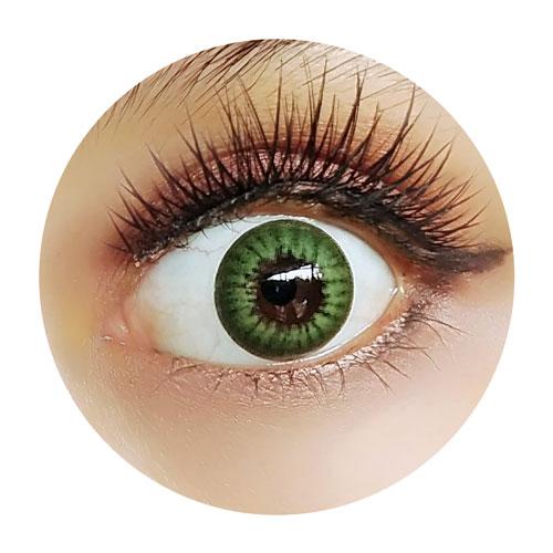 Coscon Crazy with Power - Electro Green (1 lens/pack)-Crazy Contacts-UNIQSO