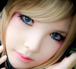 Coscon Crazy with Power - Electro Blue (1 lens/pack)-Crazy Contacts-UNIQSO