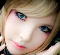 Coscon Crazy with Power - Electro Blue (1 lens/pack)-Crazy Contacts-UNIQSO