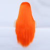 Swish Orange Front Lace Long Straight Wig-Lace Front Wig-UNIQSO