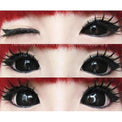 Flash Black Sclera Contacts Sabretooth/Blackout/Black (2 lenses/pack)-Sclera Contacts-UNIQSO Canada