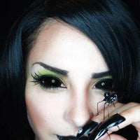 Flash Black Sclera Contacts Sabretooth/Blackout/Black (2 lenses/pack)-Sclera Contacts-UNIQSO Canada