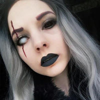 Flash Black Sclera Contacts Sabretooth/Blackout/Black (2 lenses/pack)-Sclera Contacts-UNIQSO Canada