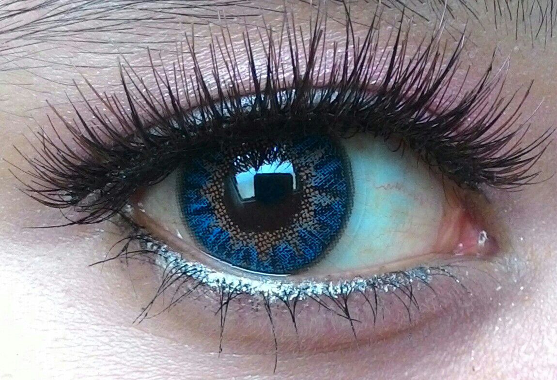 Flash Fairy Alice Blue (2 lenses/pack)-Colored Contacts-UNIQSO Canada