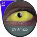 Flash UV Yellow Sclera lens Amazo (2 lenses/pack)-Sclera UV Contacts-UNIQSO Canada