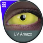 Flash UV Yellow Sclera lens Amazo (2 lenses/pack)-Sclera UV Contacts-UNIQSO Canada