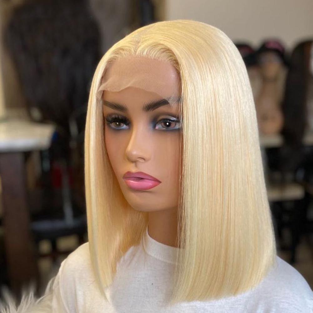 Golden Honey Front Lace Wig-Lace Front Wig-UNIQSO Canada