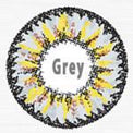 ICK Gaudy Grey (1 lens/pack)-Colored Contacts-UNIQSO Canada