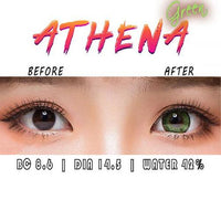 I.Fairy Athena Green colored contacts