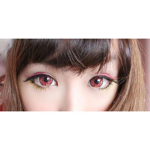 I.Fairy Cara Red (1 lens/pack)-Colored Contacts-UNIQSO Canada