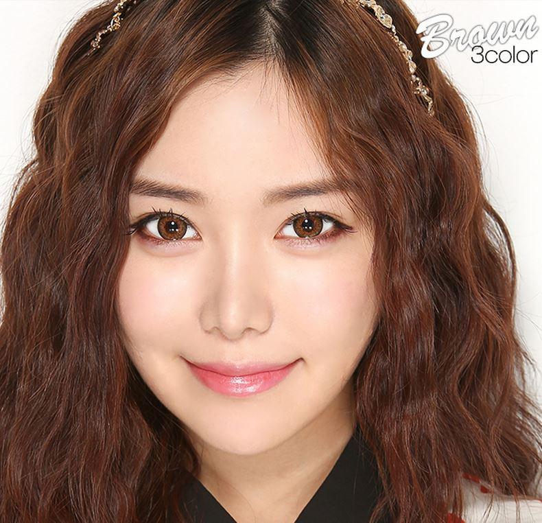 I.Fairy Cream Puff Brown (1 lens/pack)-Colored Contacts-UNIQSO Canada