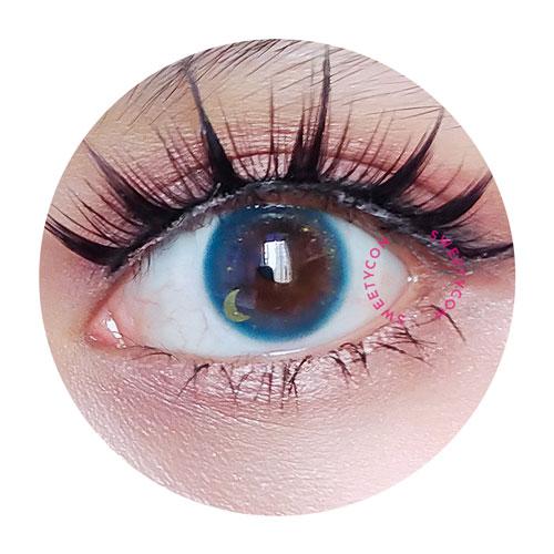 Sweety Starry Blue (1 lens/pack)-Colored Contacts-UNIQSO