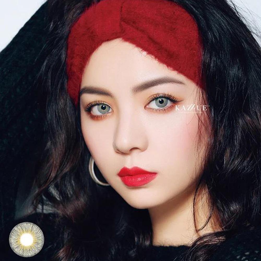 Kazzue Alluring Grey (1 lens/pack)-Colored Contacts-UNIQSO Canada