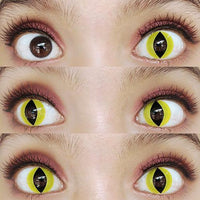Kazzue Crazy Lens with Power - Cat Eyes (1 lens/pack)-Crazy Contacts-UNIQSO Canada