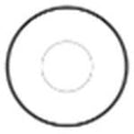 Kazzue Crazy Lens with Power - Gothic White (1 lens/pack)-Crazy Contacts-UNIQSO Canada