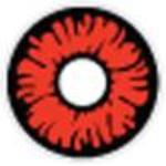 Kazzue Crazy Lens with Power - Red Wizard (1 lens/pack)-Crazy Contacts-UNIQSO