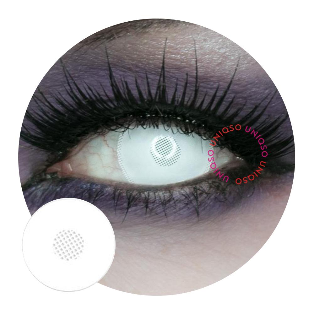 Kazzue Crazy Storm White (1 lens/pack)-Crazy Contacts-UNIQSO Canada