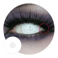Kazzue Crazy Storm White (1 lens/pack)-Crazy Contacts-UNIQSO Canada