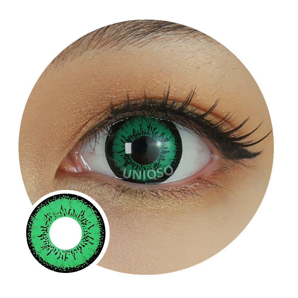 Kazzue Dollyeye Green (1 lens/pack)-Colored Contacts-UNIQSO Canada
