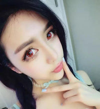 Kazzue Fairy Red (1 lens/pack)-Colored Contacts-UNIQSO Canada