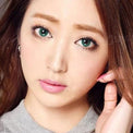Kazzue Fay Green colored contacts
