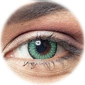 Kazzue Fay Green colored contacts