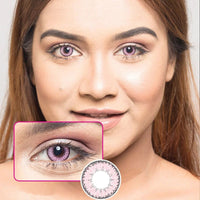 Kazzue Fay Pink colored contacts